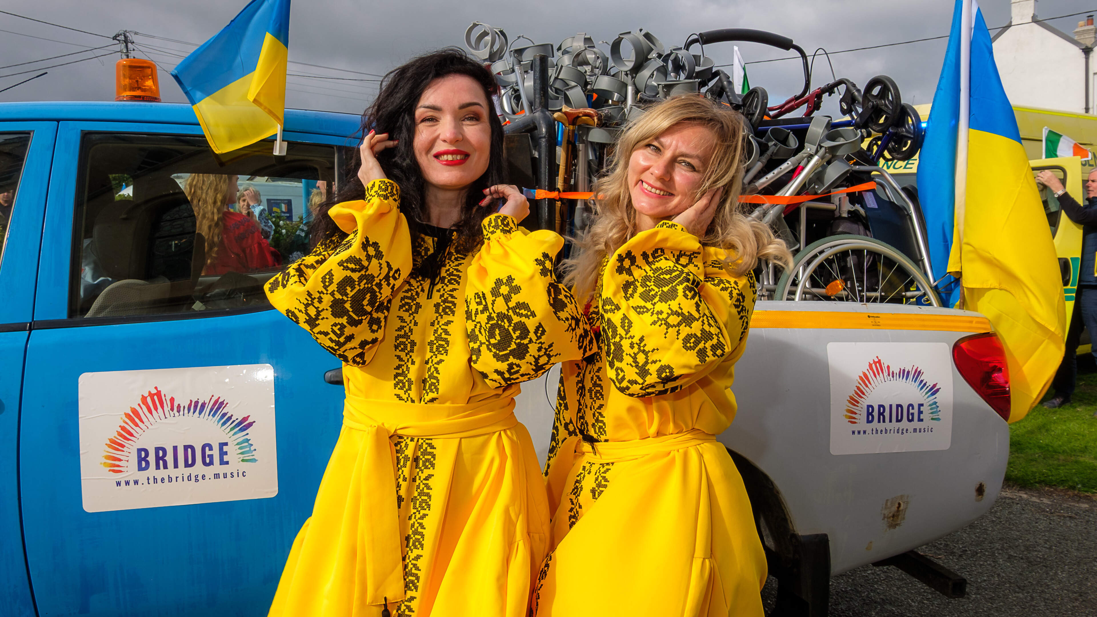 Convoy of 13 vehicles and 27 volunteers leaves Wicklow on 3,000km aid mission to war-torn Ukraine
